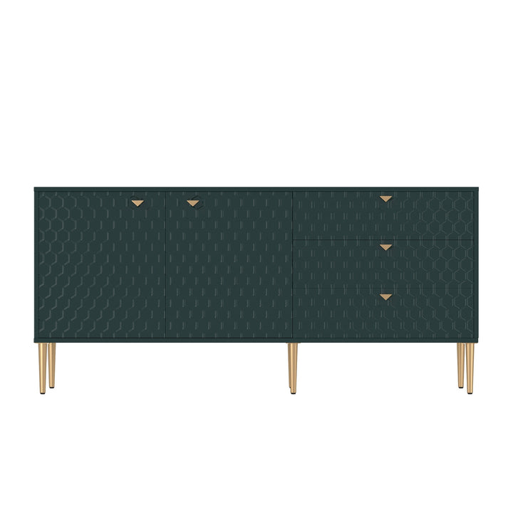 Clihome Modern/Contemporary Green Tv Cabinet (Accommodates TVs up to 60-in)