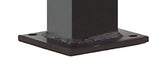 Gilpin 4-ft H x 2-in W Black Steel Decorative Fence Post