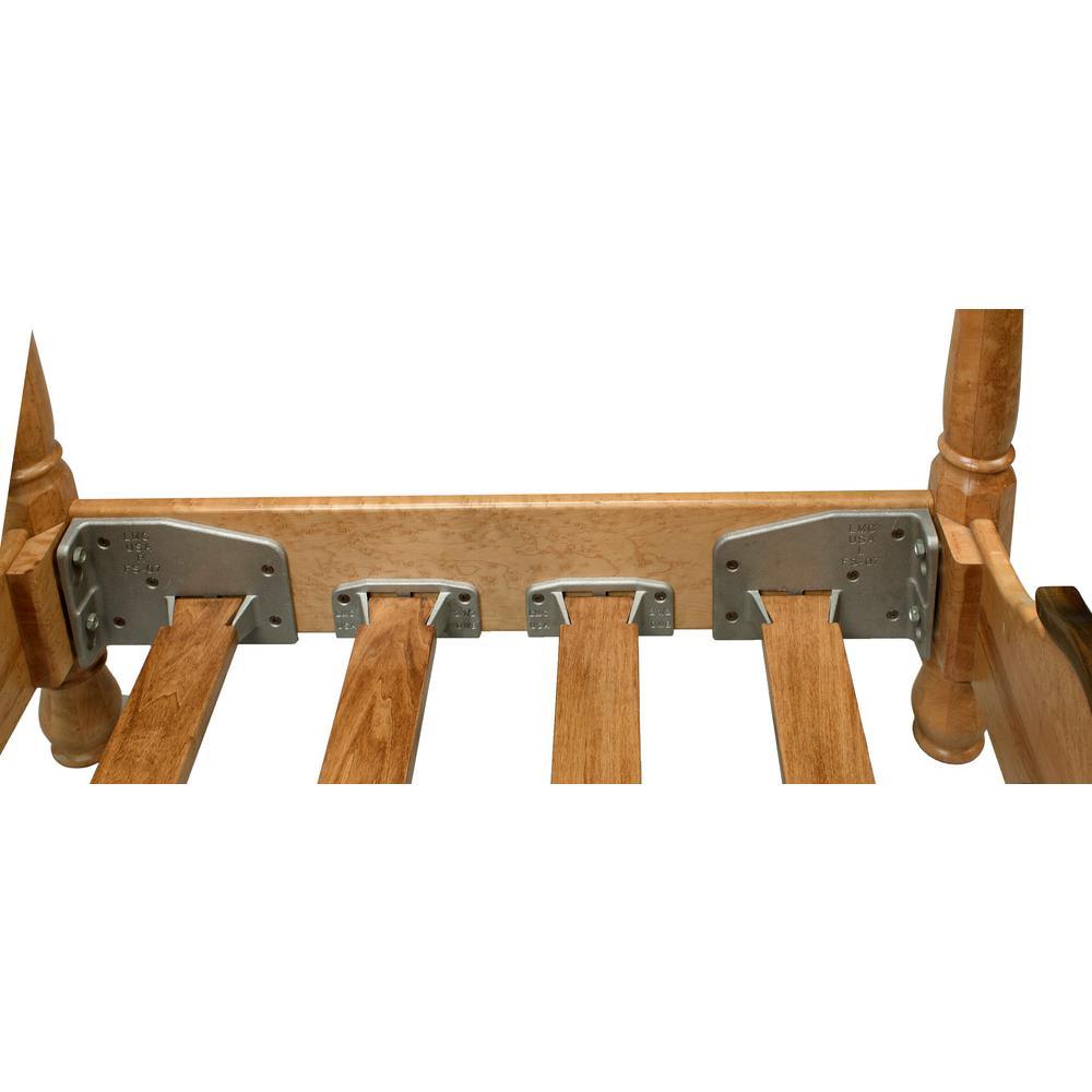 Cast Aluminum Bed Hardware Kit for Standard Wood Bed Frame (1-Pack) - Super Arbor