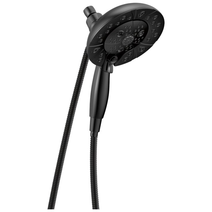 Delta Universal Showering Components Matte Black 5-Spray Dual Shower Head 1.75-GPM (6.6-LPM)
