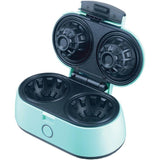 Blue Double Waffle Bowl Maker