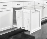 Rev-A-Shelf 35-Quart Plastic Soft Close Pull Out Trash Can