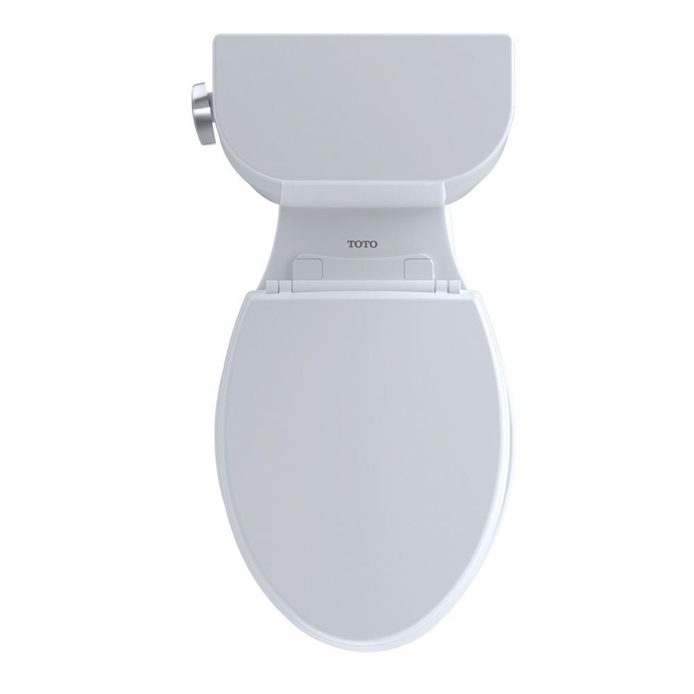 Entrada 2-Piece 1.28 GPF Single Flush Elongated Toilet in Cotton White - Super Arbor