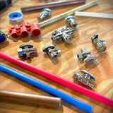 SharkBite Brass 1/2-in Push-to-Connect x 3/8-in OD Compression Quarter Turn Angle Valve