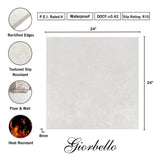Giorbello Melange White 24-in x 24-in Matte Porcelain Stone Look Floor and Wall Tile (16-sq. ft/ Carton)