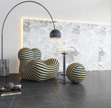 Giorbello Melange Black 24-in x 24-in Matte Porcelain Stone Look Floor and Wall Tile (16-sq. ft/ Carton)