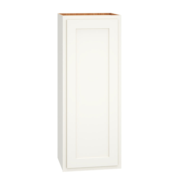 Diamond Express Jamestown 15-in W x 39-in H x 12-in D White Partial Overlay Wall Fully Assembled Plywood Cabinet (Recessed Panel Shaker Door Style)