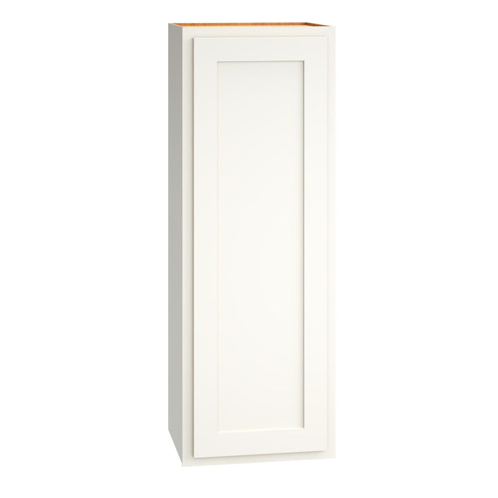 Diamond Express Jamestown 15-in W x 42-in H x 12-in D White Partial Overlay Wall Fully Assembled Plywood Cabinet (Recessed Panel Shaker Door Style)