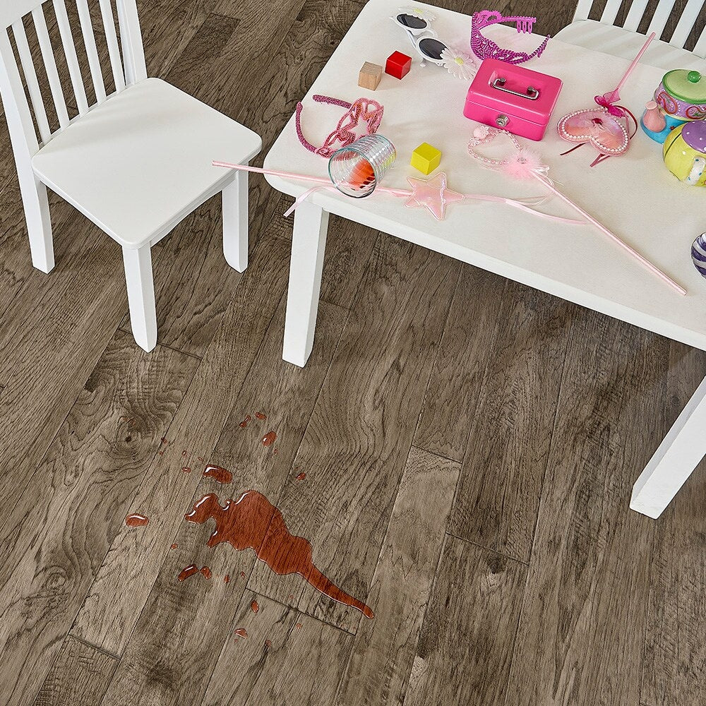 STAINMASTER 12-ft W x Cut-to-Length Montclair Hickory Wood Look Low-Gloss Finish Sheet Vinyl