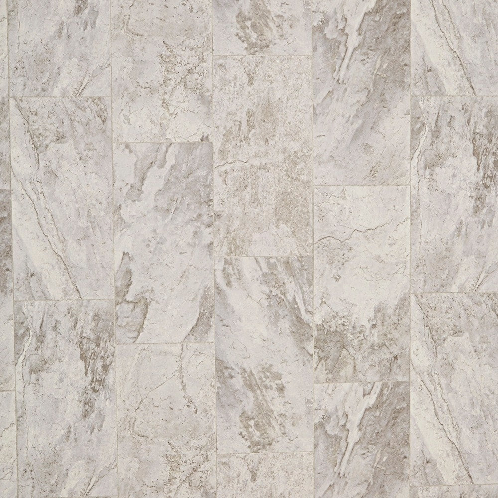 STAINMASTER Grove Park Marble Look Sheet Vinyl Flooring, 12-ft Width, Cut-to-Length, Low-Gloss Finish