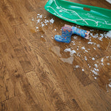 STAINMASTER Willow Creek Hickory 12-ft W Cut-to-Length Waterproof Low-Gloss Wood-Look Sheet Vinyl Flooring, 9.84-mil Wear Layer
