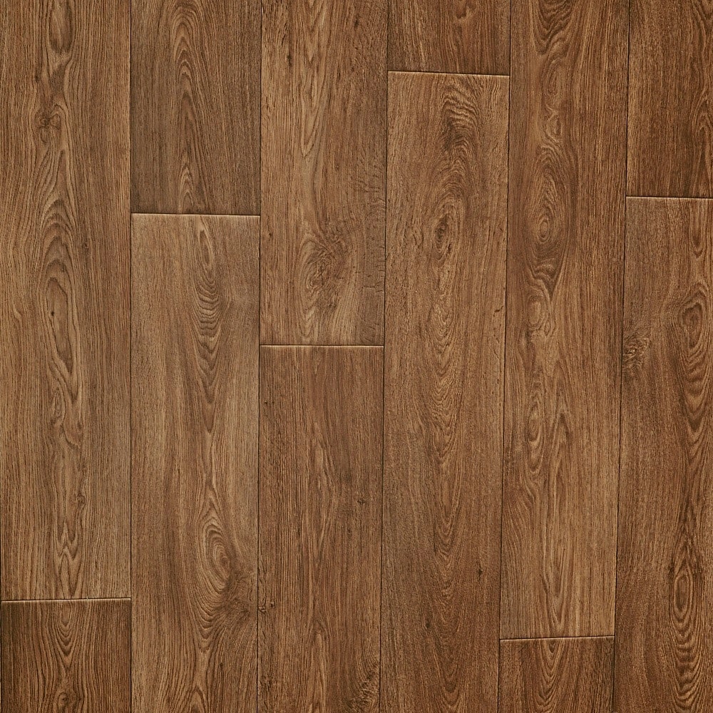 STAINMASTER 12-ft W x Cut-to-Length West Haven Oak Wood Look Low-Gloss Finish Sheet Vinyl