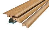 SimpleSolutions 2.37-in x 78.7-in MDF 4-in-1 Floor Moulding - Honey