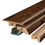 SimpleSolutions 2.37-in x 78.7-in Harrison Hickory or Marvino Hickory MDF 4-in-1 Floor Moulding