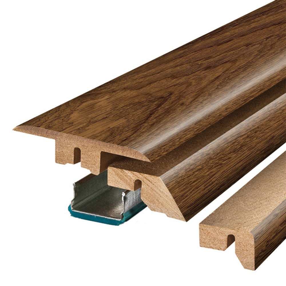 SimpleSolutions Shady Brook 4-in-1 Laminate Floor Moulding Trim, 2.37-in W x 78.7-in L