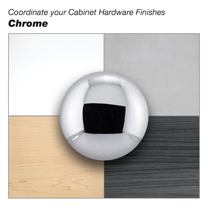 Richelieu Astoria 6-5/16-in (160mm) Center to Center Chrome Arch Handle Drawer Pull