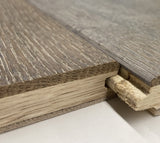 Solidfloor Oak Nova Scotia hardwood flooring — carton and plank detail