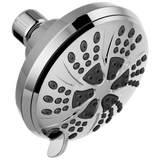 Delta Universal Showering Components Chrome 6-Spray Shower Head, 2.5 GPM (9.5 LPM), 4.38-in Round