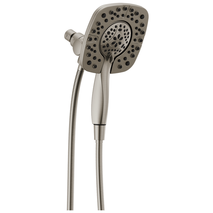 Delta In2ition Stainless 6-in Square Dual/Combo Shower Head, 1.75 GPM