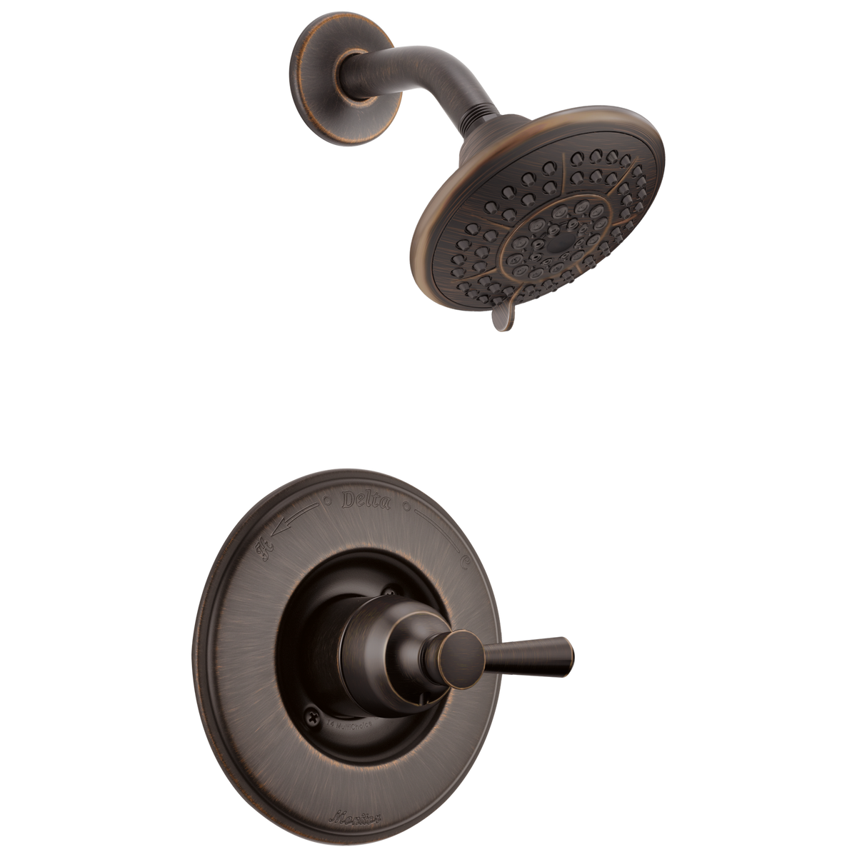 Delta Linden Venetian Bronze 1-Handle Shower Faucet with Valve