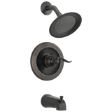 Delta Windemere Oil-Rubbed Bronze 1-Handle Bathtub and Shower Faucet Trim Kit, 6-in Showerhead