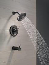 Delta Windemere Oil-Rubbed Bronze 1-Handle Bathtub and Shower Faucet Trim Kit, 6-in Showerhead