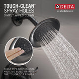 Delta Windemere Oil-Rubbed Bronze 1-Handle Bathtub and Shower Faucet Trim Kit, 6-in Showerhead