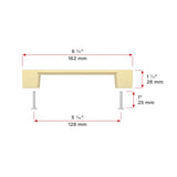 Richelieu Armadale (128mm) Center to Center Rectangular Handle Drawer Pull