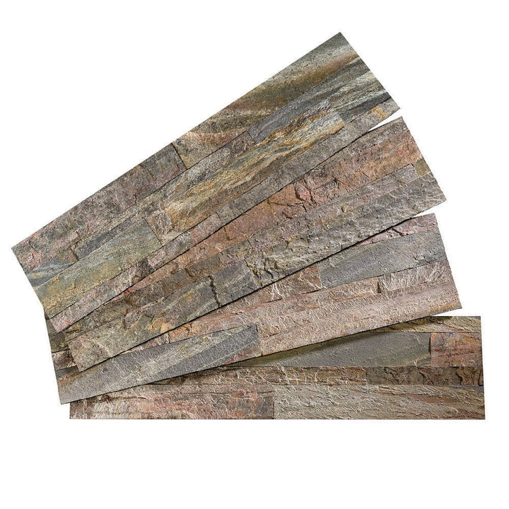 Aspect Stone Weathered Quartz 6-in x 24-in Natural Natural stone Quartz Peel and stick Wall Tile product image