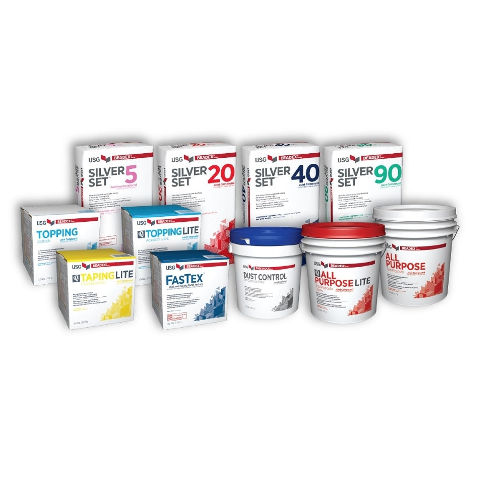 BEADEX Brand Silver Set 18-lb 12-Minutes Set Time Lightweight Drywall Joint Compound