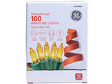 GE String-A-Long 100-Count 20.6-ft Gold Incandescent Plug-In Christmas String Lights