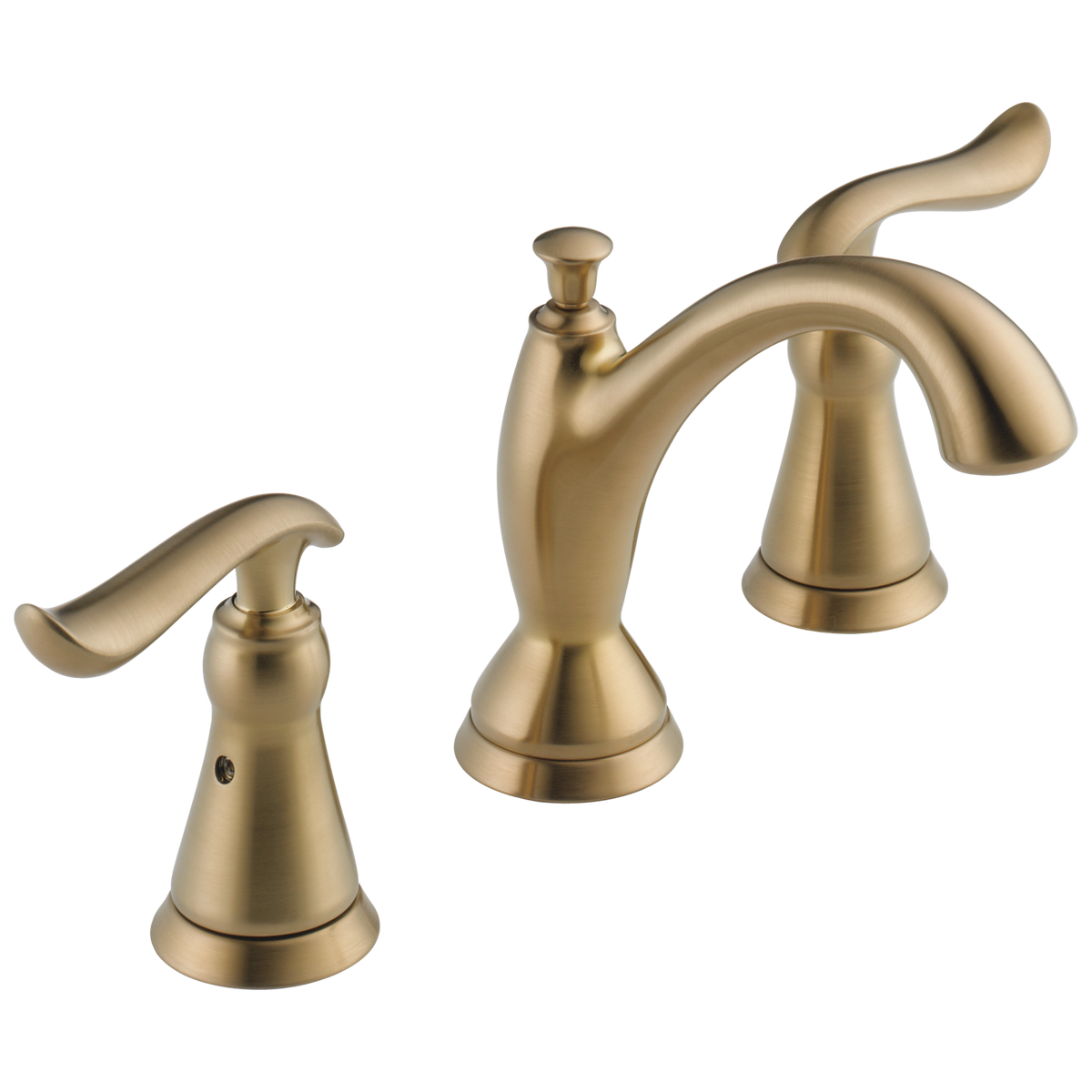 Delta Linden Champagne Bronze 2-Handle Widespread WaterSense Bathroom Sink Faucet with Drain