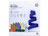 GE Color Effects 50-Count 32.6-ft Multi-Function Color-Changing LED Plug-In Christmas String Lights