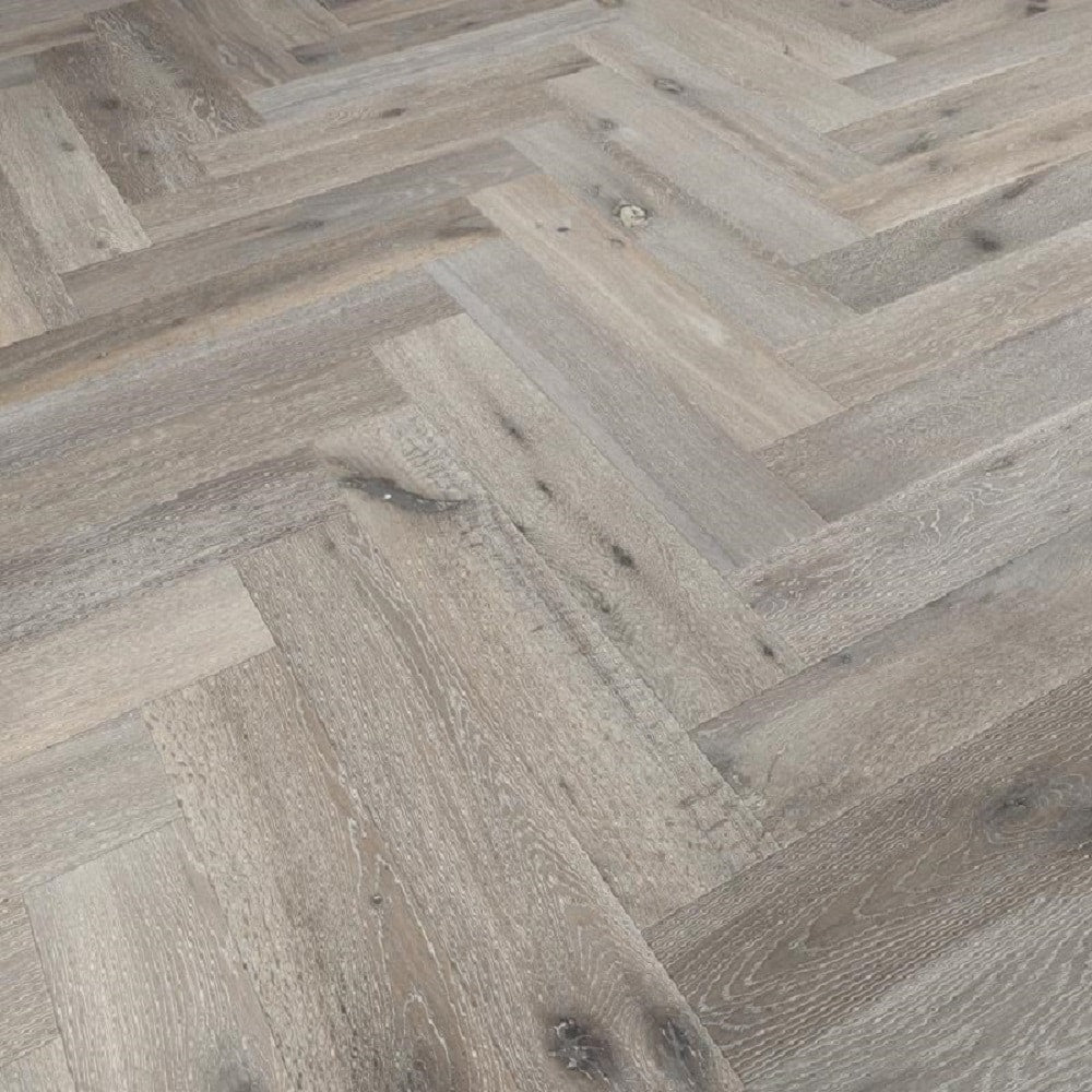 Flooors by LTL Oak Grey Tone hardwood flooring — carton and plank detail