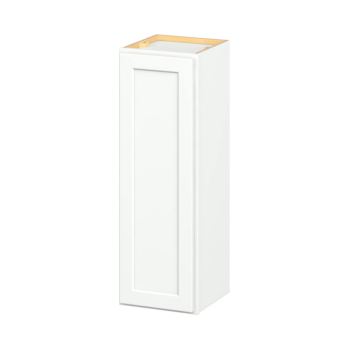 Hugo&Borg PRO Glendale 12-in W x 36-in H x 12-in D Pure White Wall Ready To Assemble Plywood Cabinet (Recessed Panel Shaker Door Style)