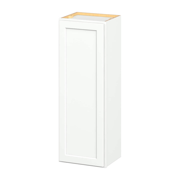 Hugo&Borg PRO Glendale 15-in W x 42-in H x 12-in D Pure White Wall Ready To Assemble Plywood Cabinet (Recessed Panel Shaker Door Style)