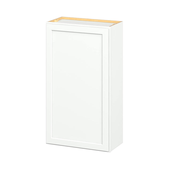 Hugo&Borg PRO Glendale 24-in W x 42-in H x 12-in D Pure White Wall Ready To Assemble Plywood Cabinet (Recessed Panel Shaker Door Style)
