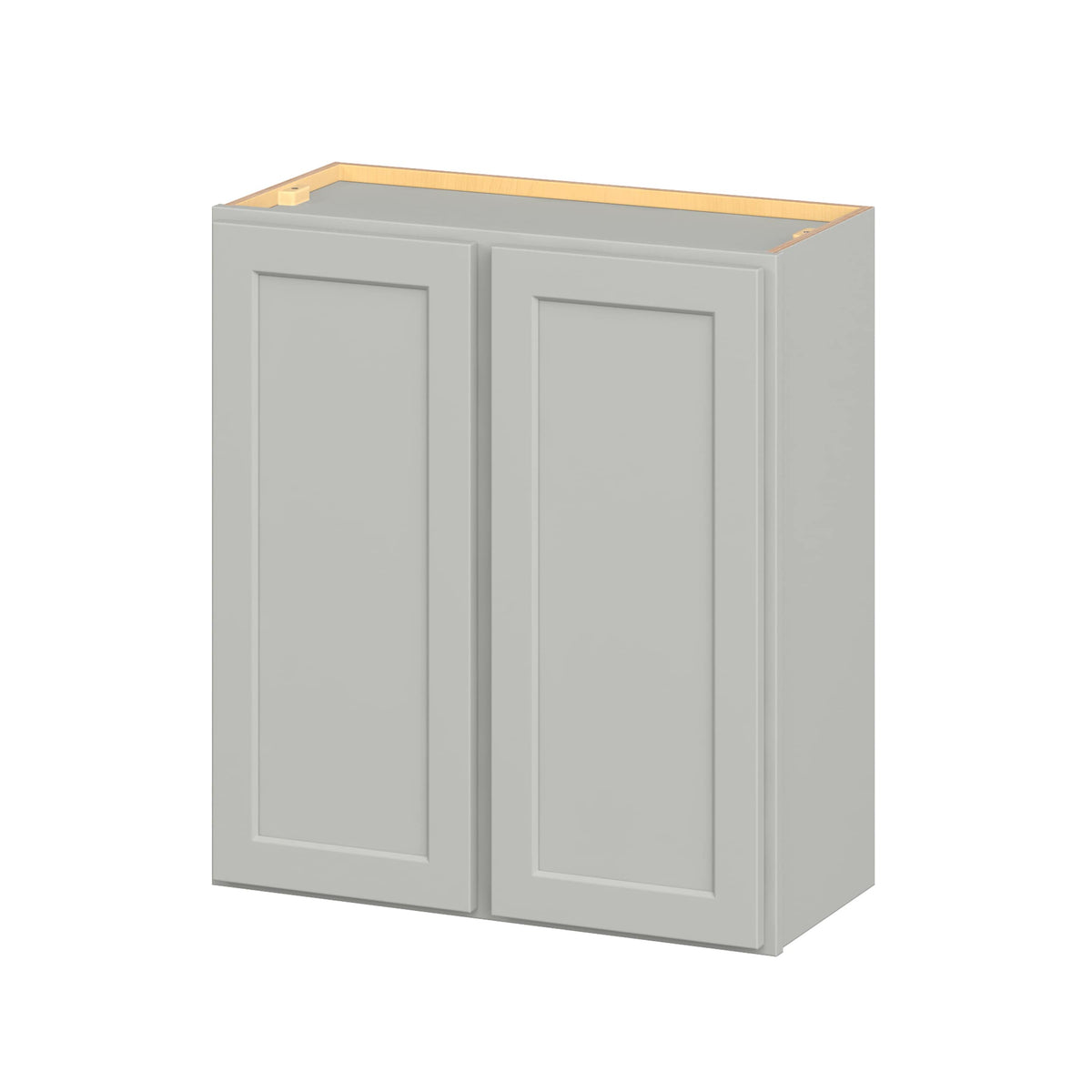 Hugo&Borg PRO Jasper 27-in W x 30-in H x 12-in D Whisper Gray Wall Ready To Assemble Plywood Cabinet (Flat Panel Shaker Door Style)