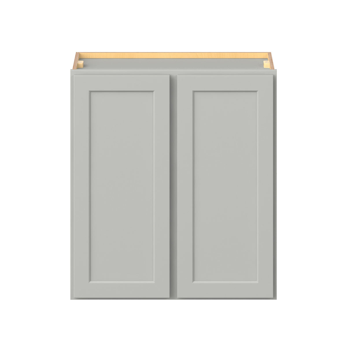 Hugo&Borg PRO Jasper 27-in W x 30-in H x 12-in D Whisper Gray Wall Ready To Assemble Plywood Cabinet (Flat Panel Shaker Door Style)