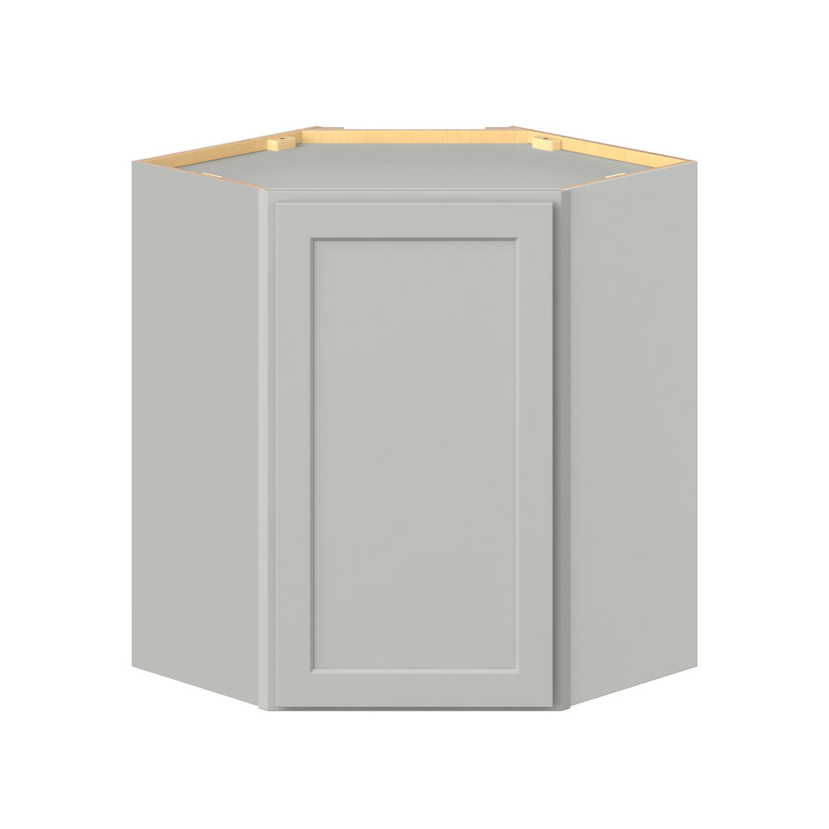 Hugo&Borg PRO Jasper 24-in W x 30-in H x 24-in D Whisper Gray Diagonal Wall Ready To Assemble Plywood Cabinet (Flat Panel Shaker Door Style)