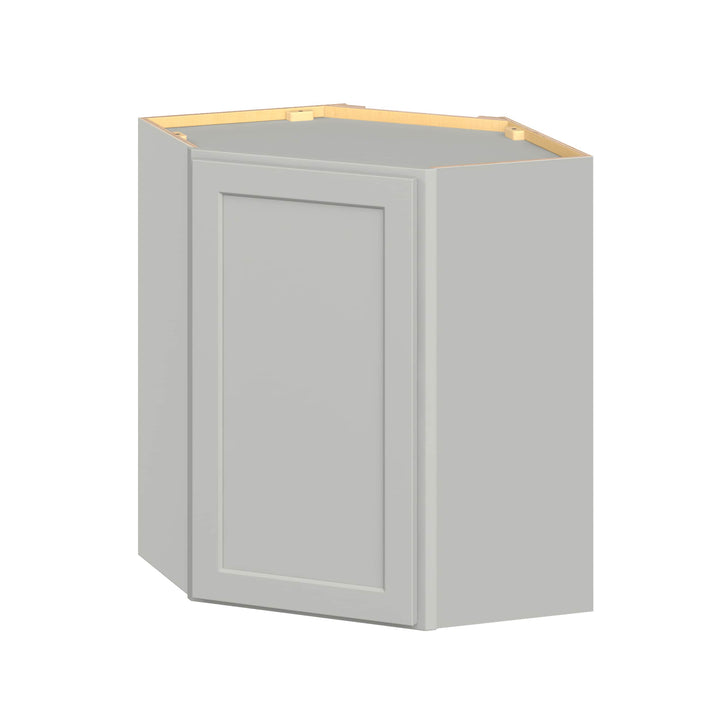 Hugo&Borg PRO Jasper 24-in W x 30-in H x 24-in D Whisper Gray Diagonal Wall Ready To Assemble Plywood Cabinet (Flat Panel Shaker Door Style)