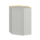 Hugo&Borg PRO Jasper 24-in W x 36-in H x 24-in D Whisper Gray Diagonal Wall Ready To Assemble Plywood Cabinet (Flat Panel Shaker Door Style)