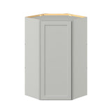Hugo&Borg PRO Jasper 24-in W x 42-in H x 24-in D Whisper Gray Diagonal Wall Ready To Assemble Plywood Cabinet (Flat Panel Shaker Door Style)