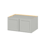 Hugo&Borg PRO Jasper 36-in W x 18-in H x 24-in D Whisper Gray Wall Ready To Assemble Plywood Cabinet (Flat Panel Shaker Door Style)
