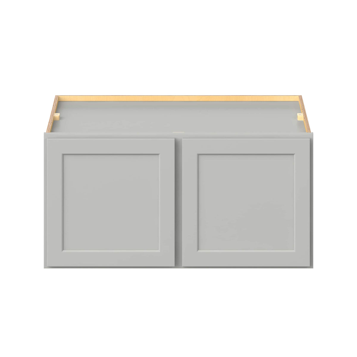 Hugo&Borg PRO Jasper 36-in W x 18-in H x 24-in D Whisper Gray Wall Ready To Assemble Plywood Cabinet (Flat Panel Shaker Door Style)