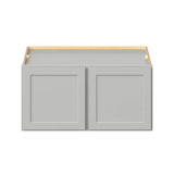 Hugo&Borg PRO Jasper 36-in W x 18-in H x 24-in D Whisper Gray Wall Ready To Assemble Plywood Cabinet (Flat Panel Shaker Door Style)