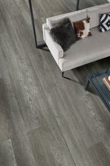 Armstrong Flooring RenoVantage Pro Thunder Cloud Gray Luxury Vinyl Plank Flooring - Waterproof, Glue Down, 38.88 Sq. Ft.