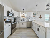 CALI Mute Step Castaway Oak 20-mil x 7-in W x 48-in L Waterproof Interlocking Luxury Vinyl Plank Flooring