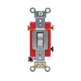 15/20 Amp 3-Way Industrial Toggle Switch, White - Super Arbor