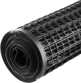 BOEN Black Plastic Extruded Mesh Rolled Fencing, 100' x 4' 6-Gauge